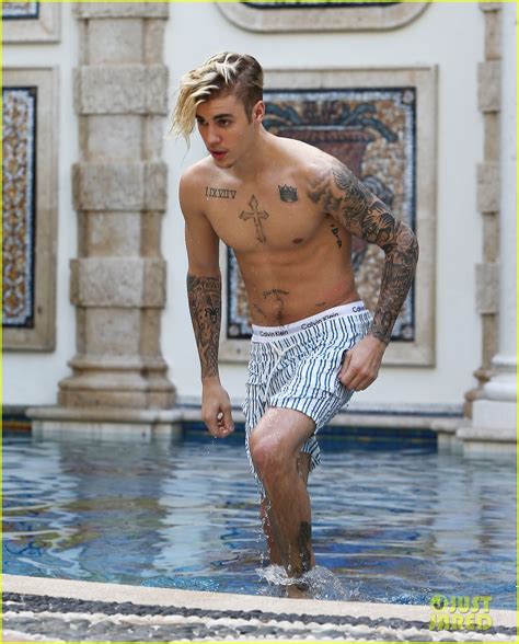 justin bieber nude uncensored|PHOTOS: Justin Bieber Naked Swim Uncensored Penis Picture.